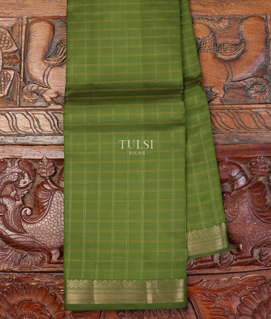 Green Soft Silk Saree T631420-image
