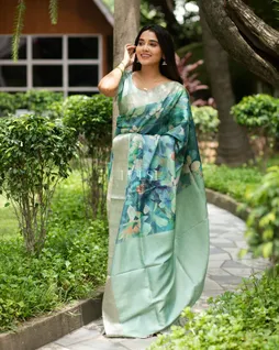 greenish-blue-tussar-printed-saree-t619736-t619736-g