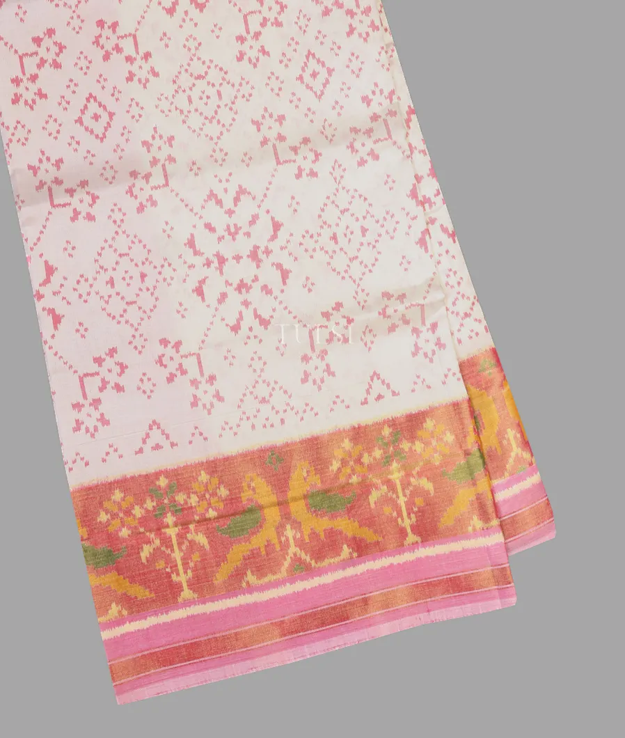 Off - White Patola Silk Saree T528306-image
