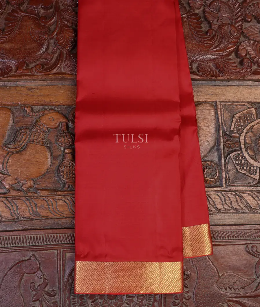 Red Soft Silk Saree T628864-image