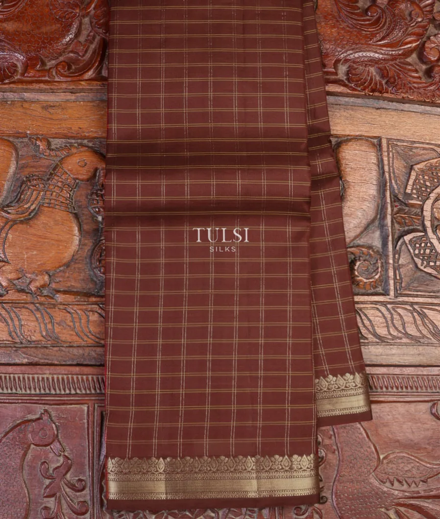 Brown Soft Silk Saree T631424-image
