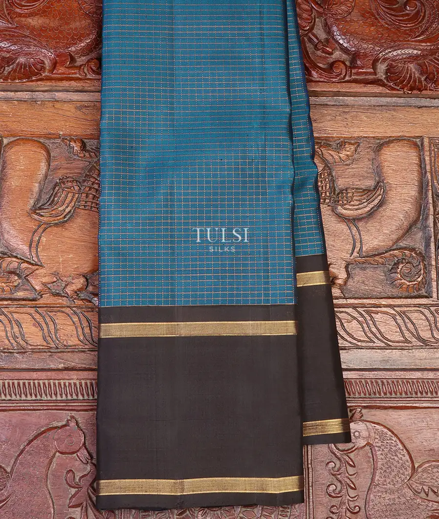 Blue Kanjivaram Silk Saree T625131-image