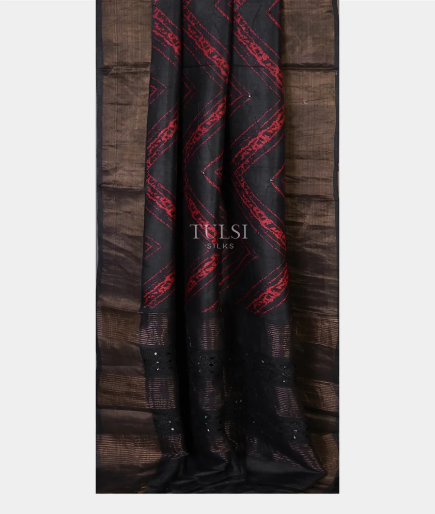 black-tussar-printed-saree-t629387-t629387-b