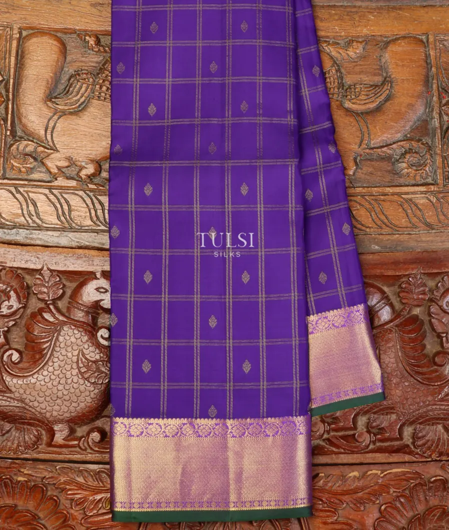 Blue Soft Silk Saree T631919-image