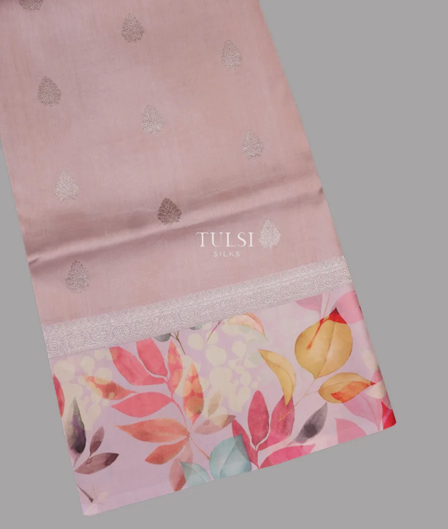 Light Lavender Banaras Kathan Silk Saree T631054-image