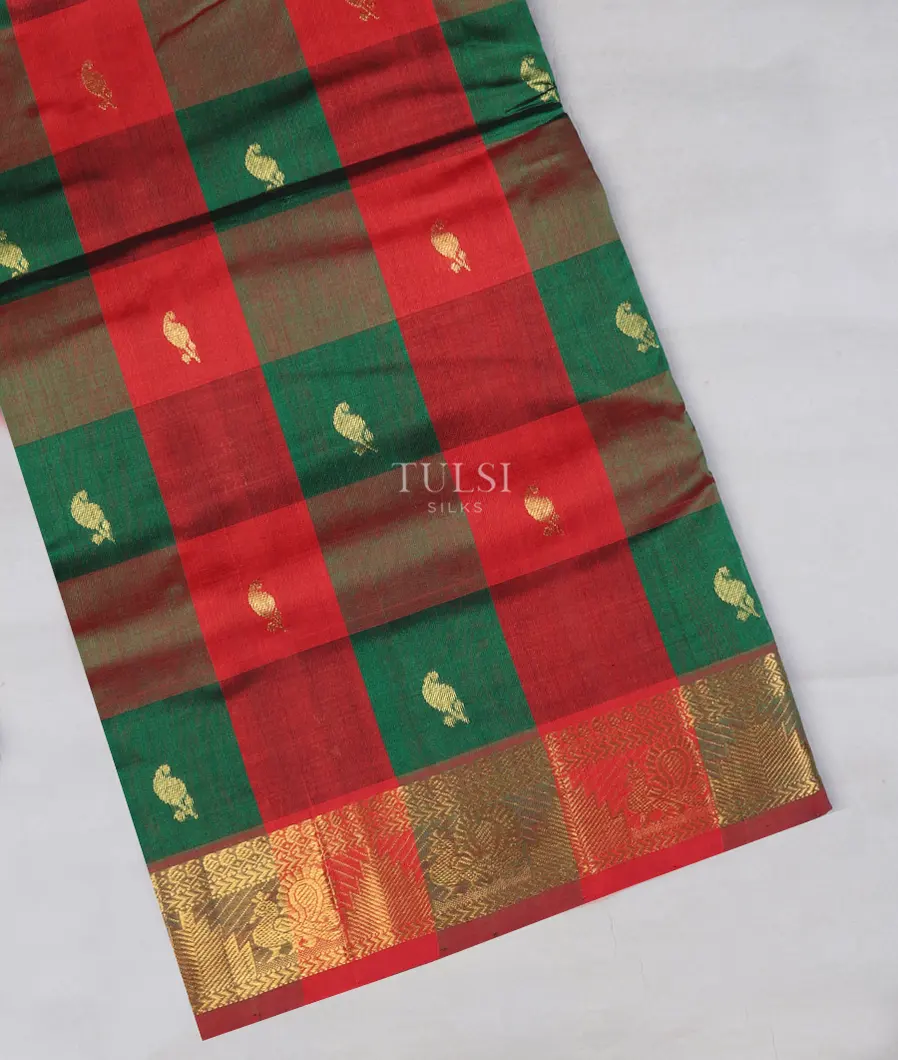 Multicolour Silk Cotton Saree T633191-image