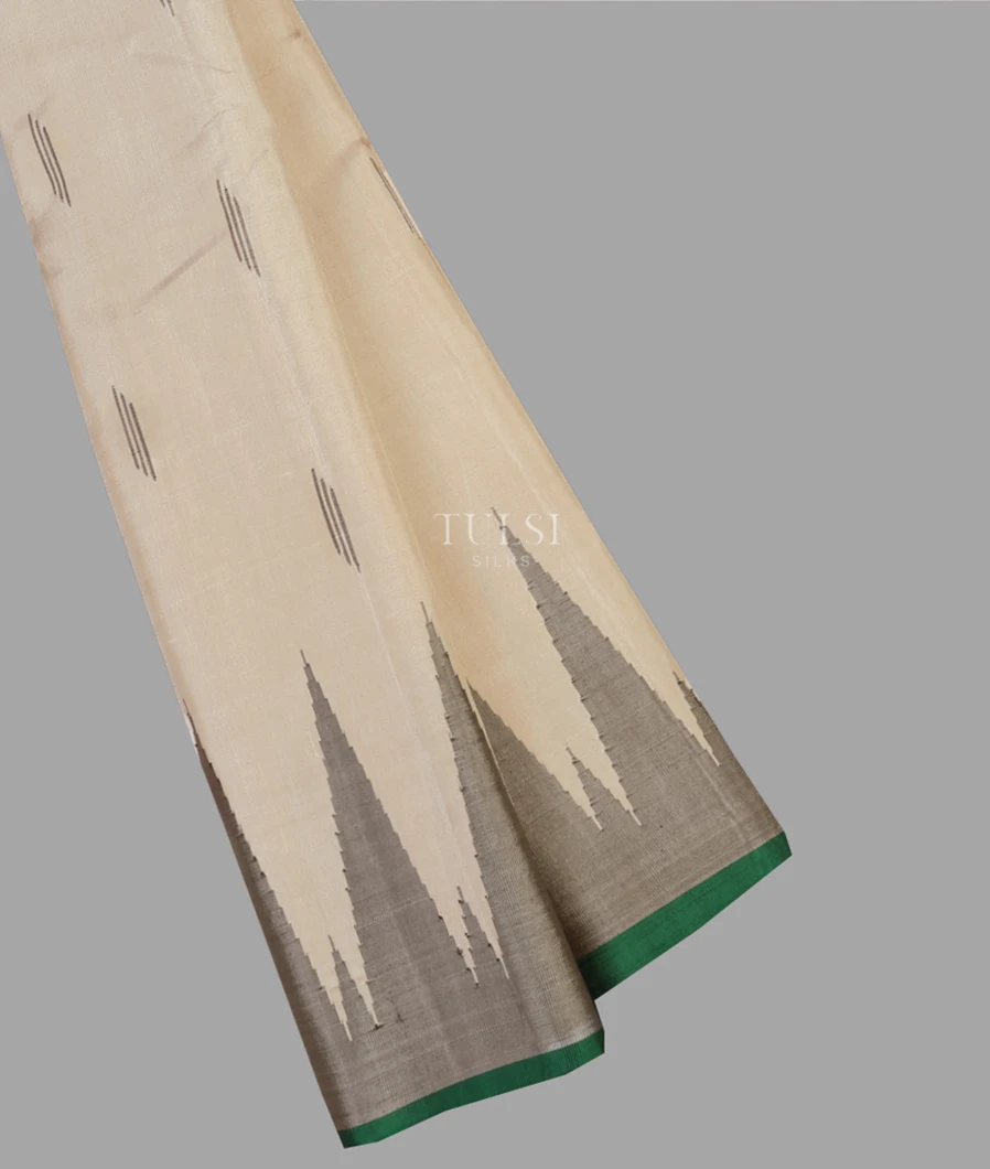 Light Beige Gadwal Silk Saree T635131-image