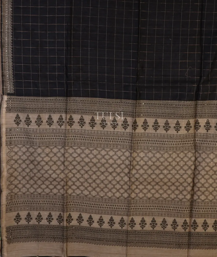 black-tussar-embroidery-saree-t629494-t629494-d