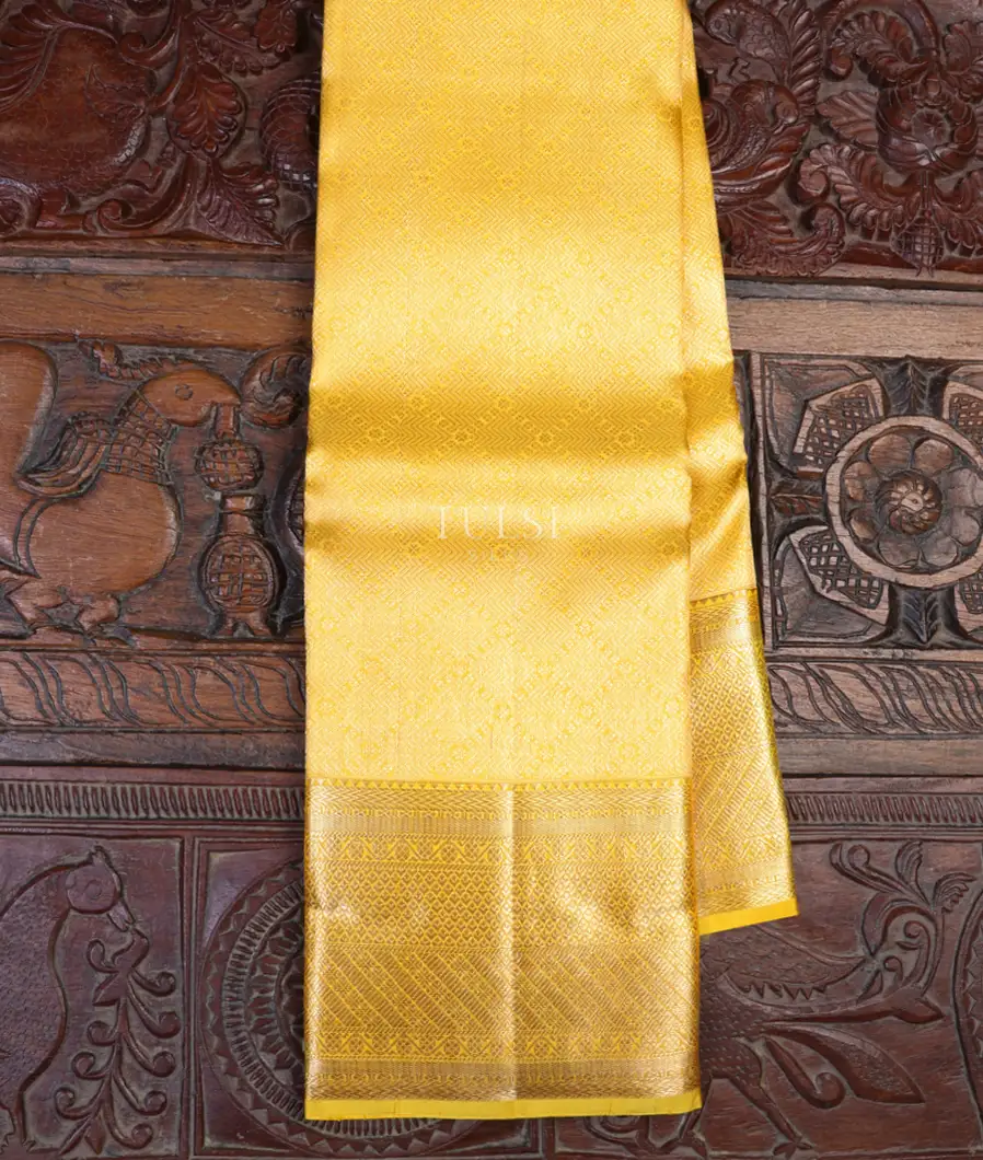 Yellow Kanjivaram Silk Saree T633300-image