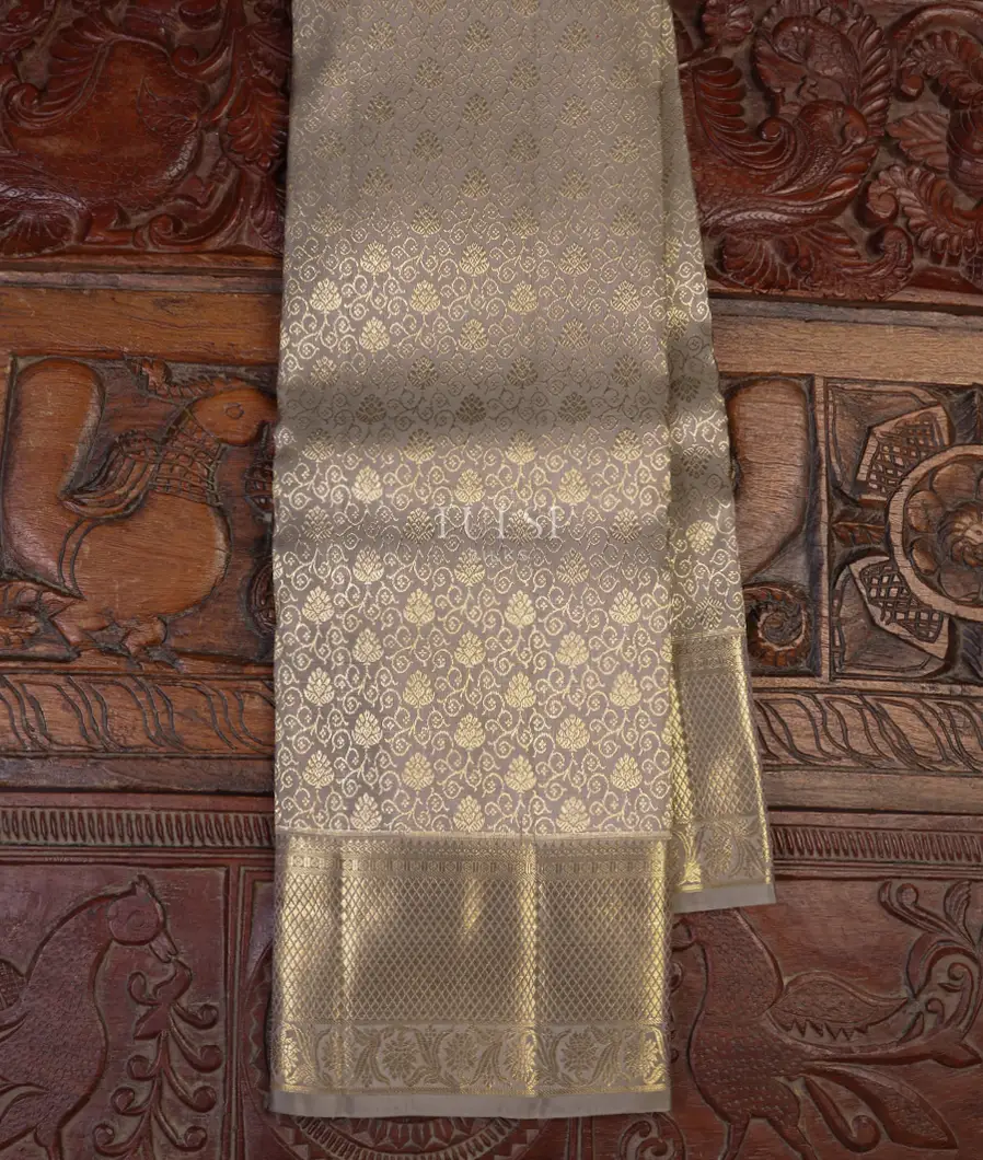 Grey Kanjivaram Silk Saree T633280-image