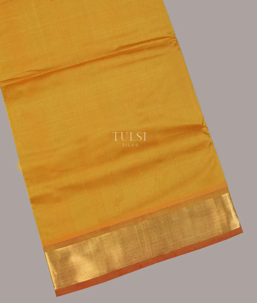 Yellow Silk Cotton Saree T633153-image