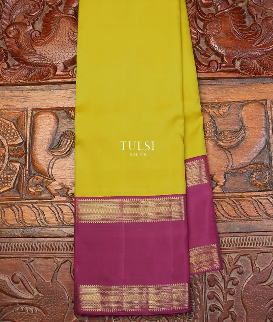 Yellowish Green Kanjivaram Silk Saree T626188-image