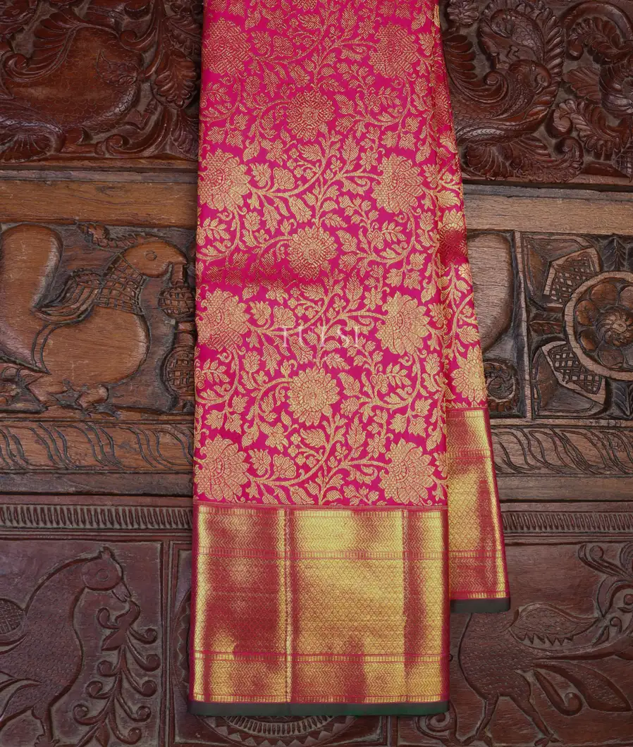 Pink Kanjivaram Silk Saree T529426-image