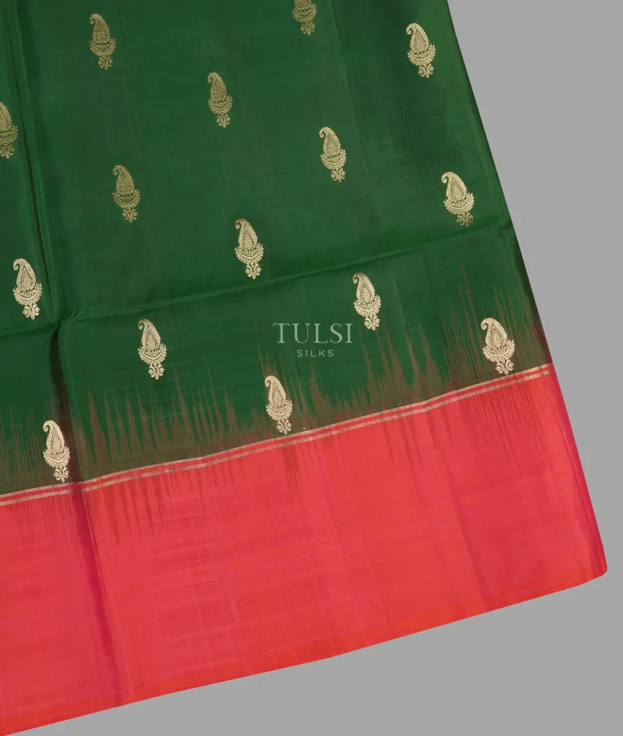 Green Soft Silk Saree T632961-image