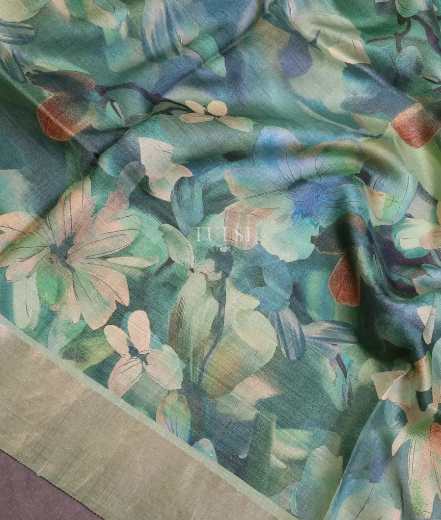 greenish-blue-tussar-printed-saree-t619741-t619741-d