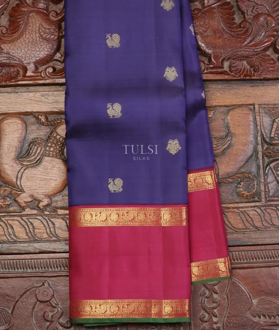 Blue Kanjivaram Silk Saree T625379-image
