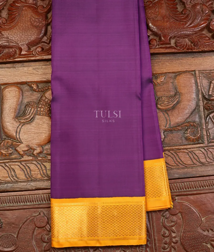 Purple Kanjivaram Silk Saree T624181-image