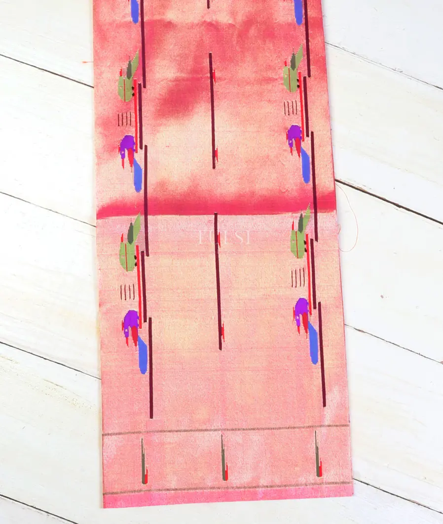 Pink Paithani Silk Blouse T638853-image