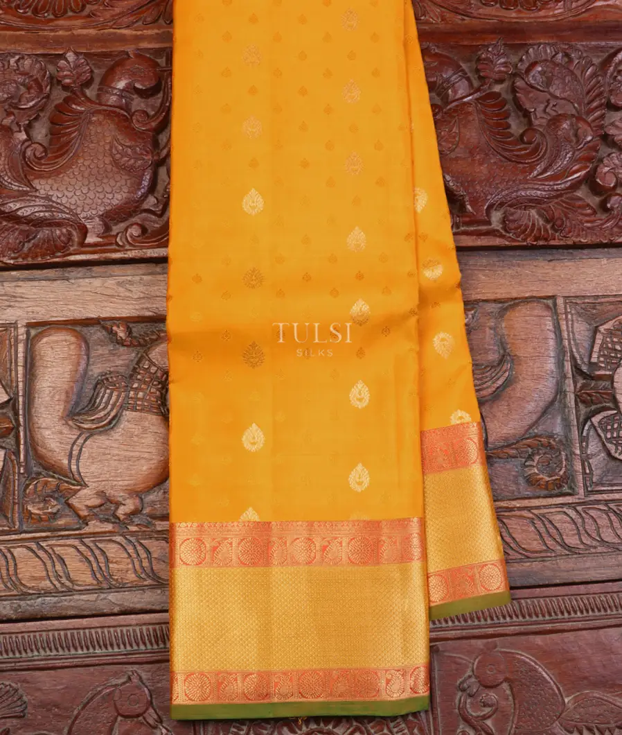 Yellow Soft Silk Saree T621125-image