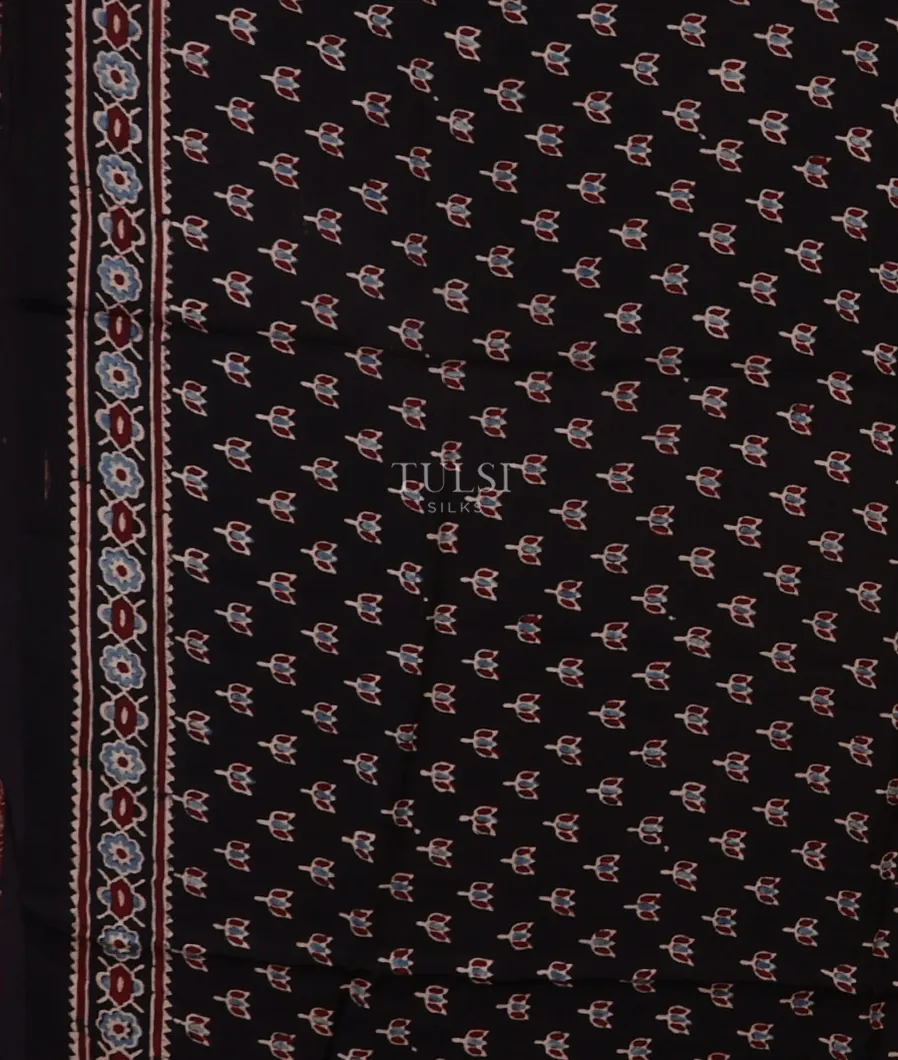 black-ajrakh-printed-modal-silk-saree-t635712-t635712-c