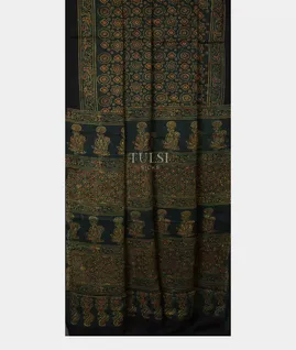 dark-green-ajrakh-printed-modal-silk-saree-t635720-t635720-b