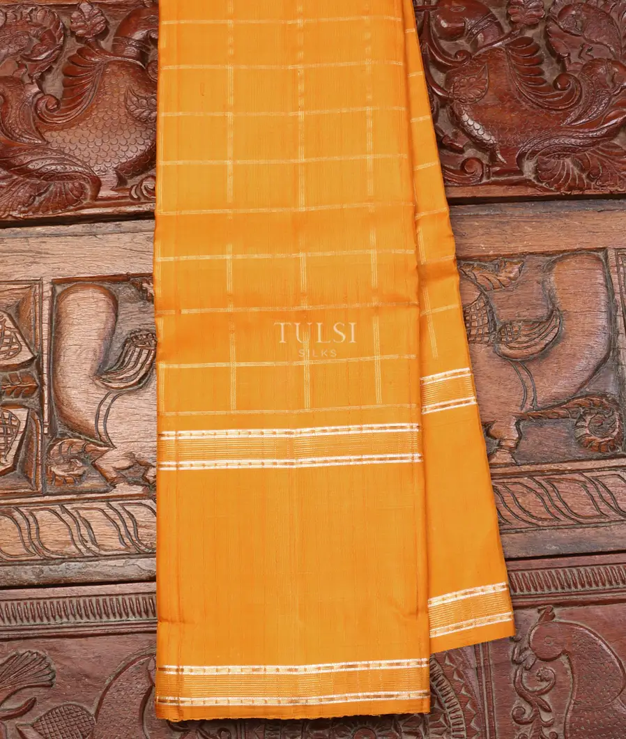 Yellow Kanjivaram Silk Saree T639420-image