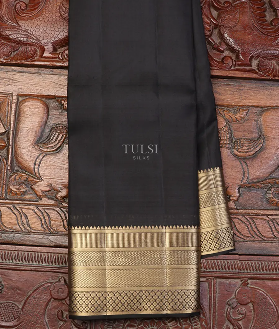 Black Soft Silk Saree T637902-image