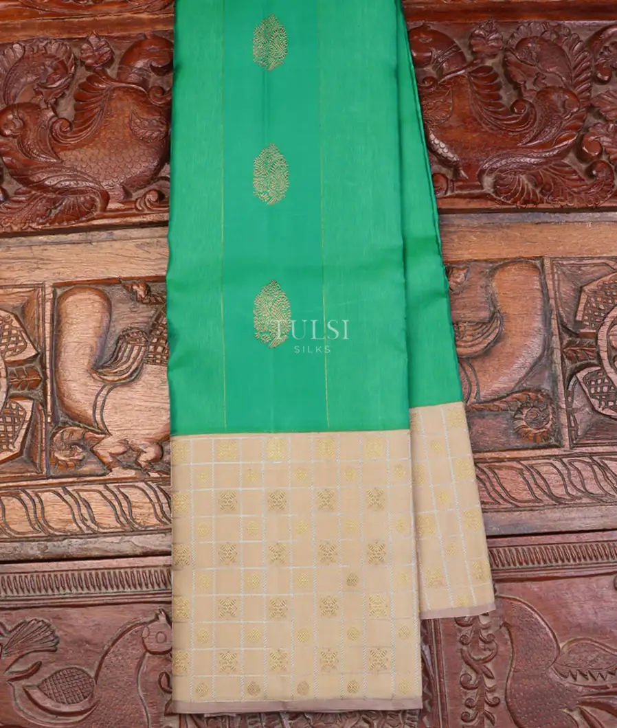 Green Kanjivaram Silk Saree T590901-image