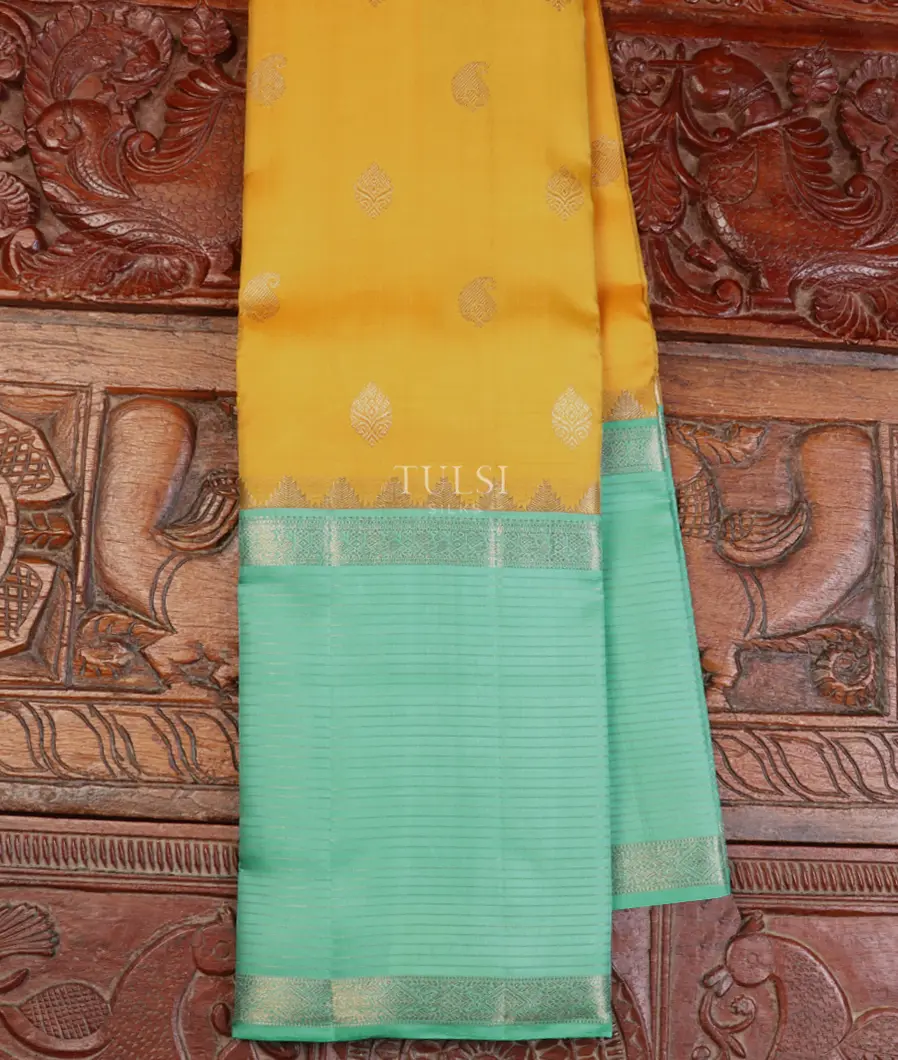 Yellow Kanjivaram Silk Saree T636934-image