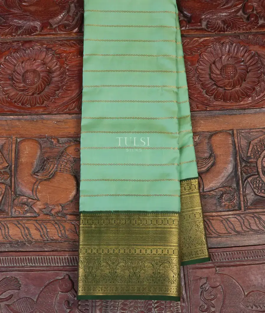 Green Kanjivaram Silk Saree T639396-image