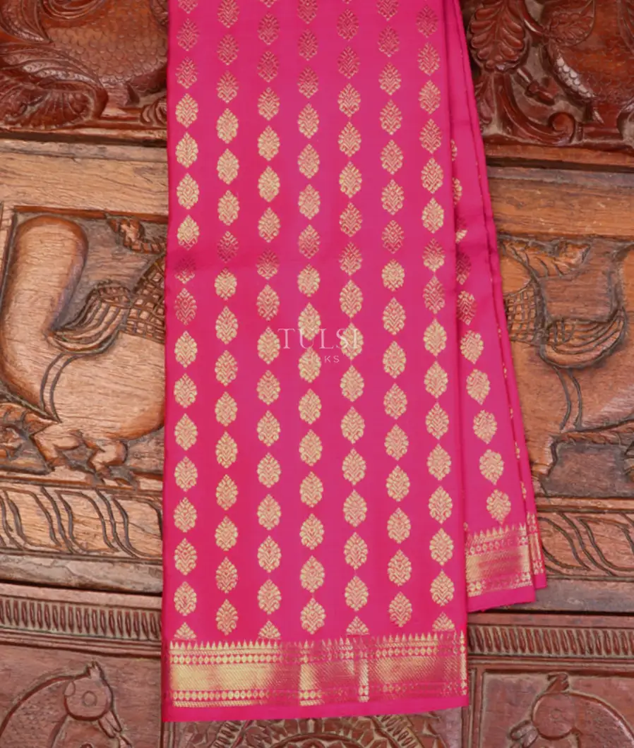 Magenta Kanjivaram Silk Dupatta T547694-image