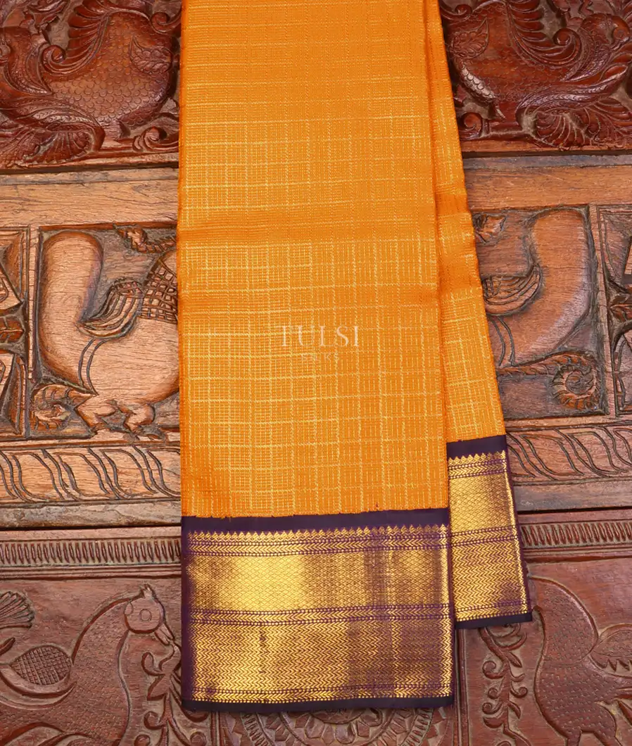 Yellow Kanjivaram Silk Saree T612859-image