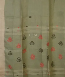 green-handwoven-linen-saree-t617981-t617981-d