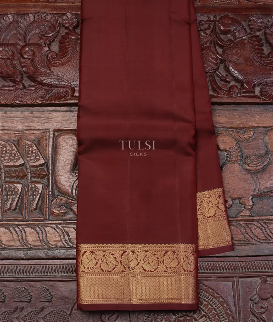Maroon Soft Silk Saree T637897-image