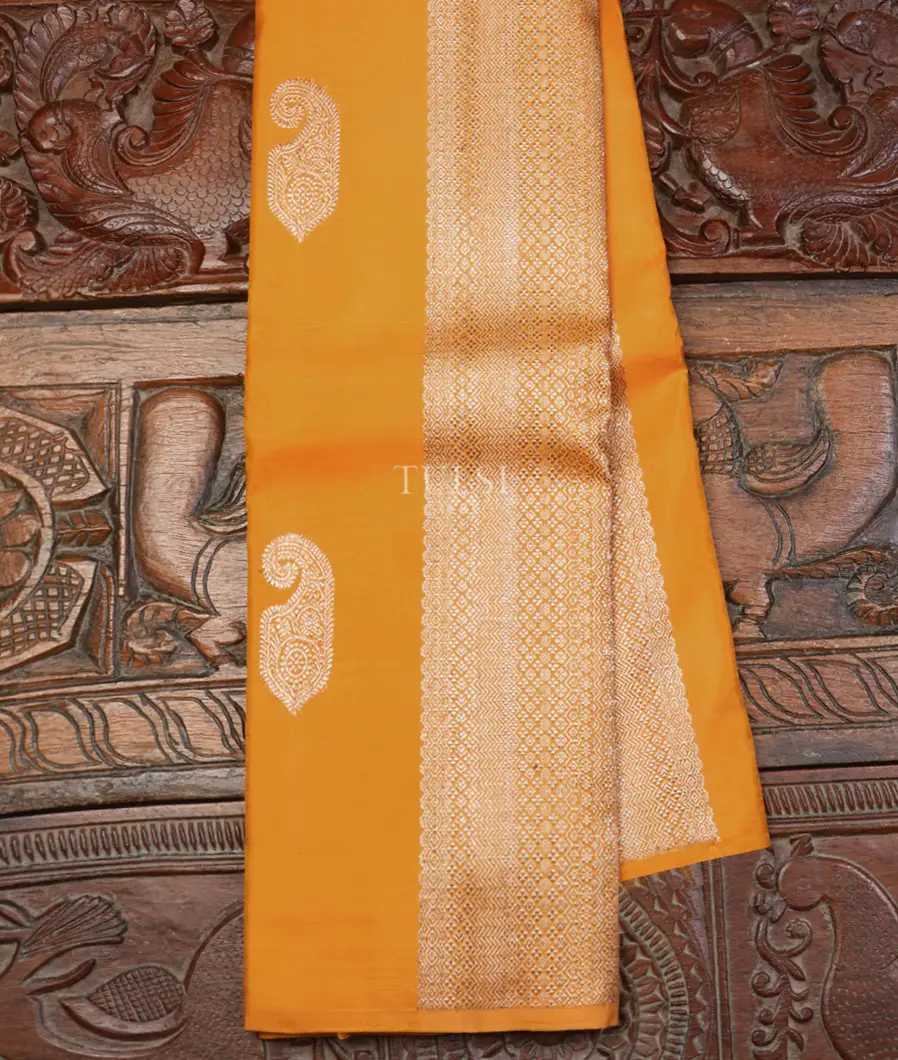 Yellow Kanjivaram Silk Saree T629195-image