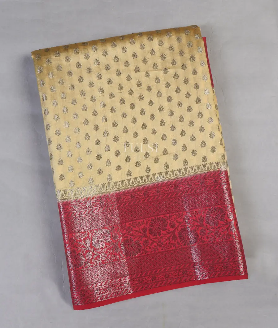 Beige Chaniya Silk Saree T633750-image