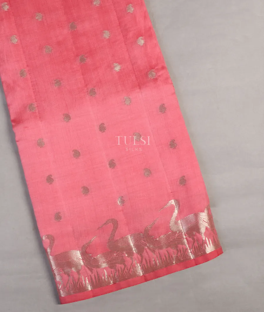 Pink Chaniya Silk Saree T635411-image