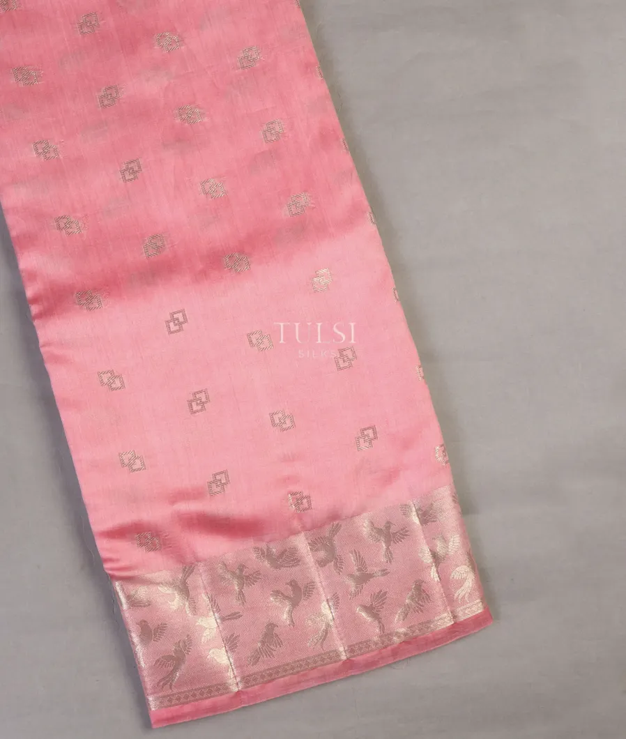 Pink Chaniya Silk Saree T635392-image