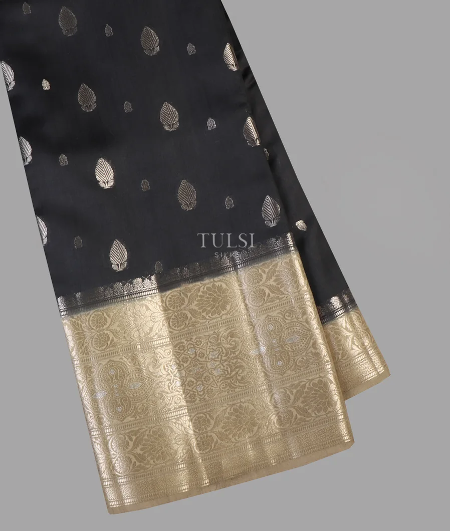 Black Chaniya Silk Saree T533320-image