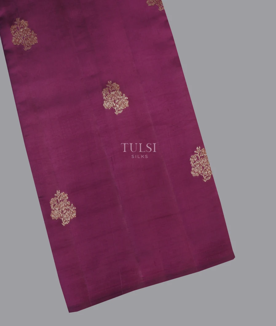Purple Chaniya Silk Saree T628297-image