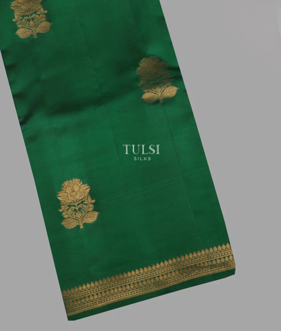 Green Chaniya Silk Saree T628287-image