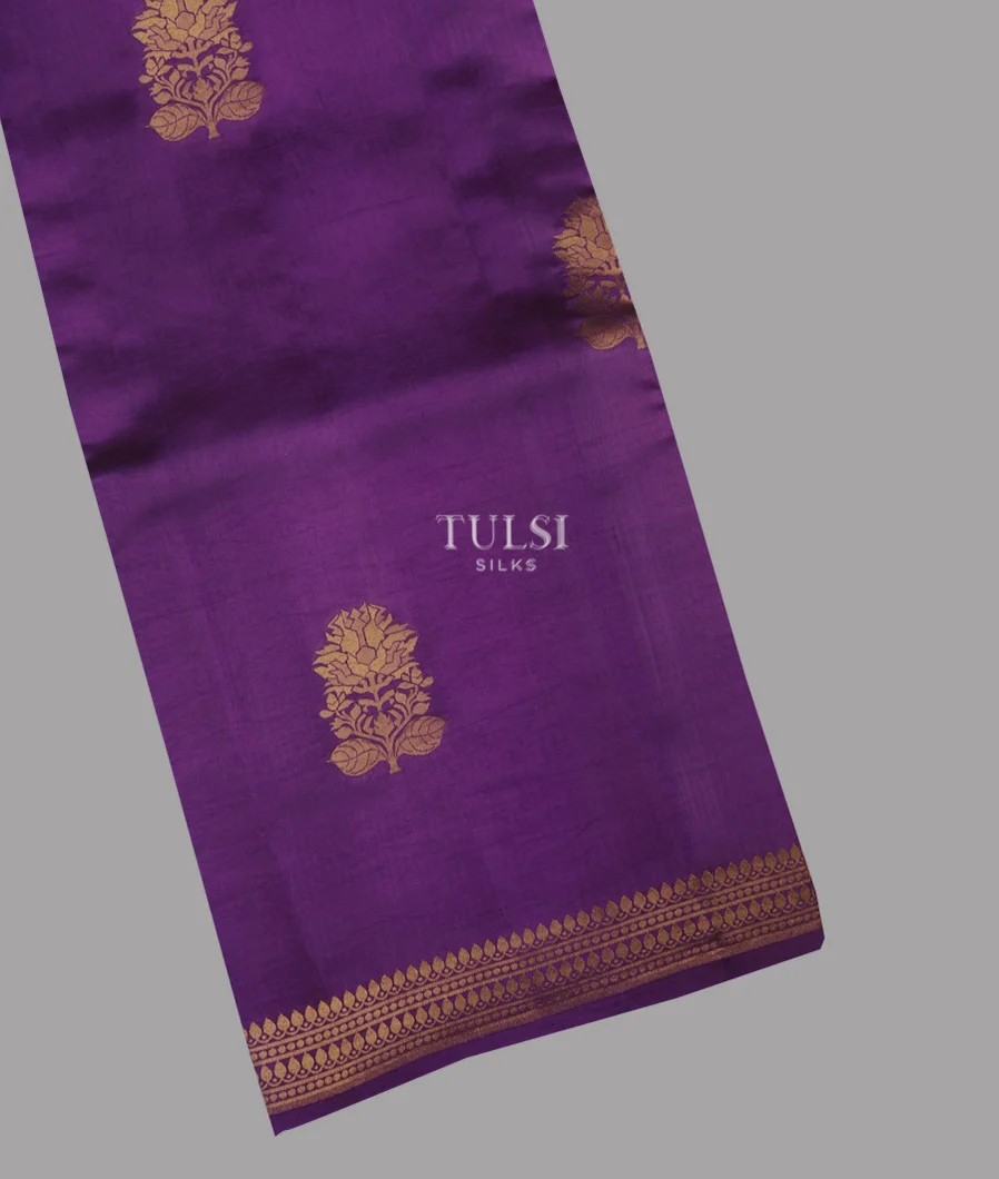 Purple Chaniya Silk Saree T628292-image
