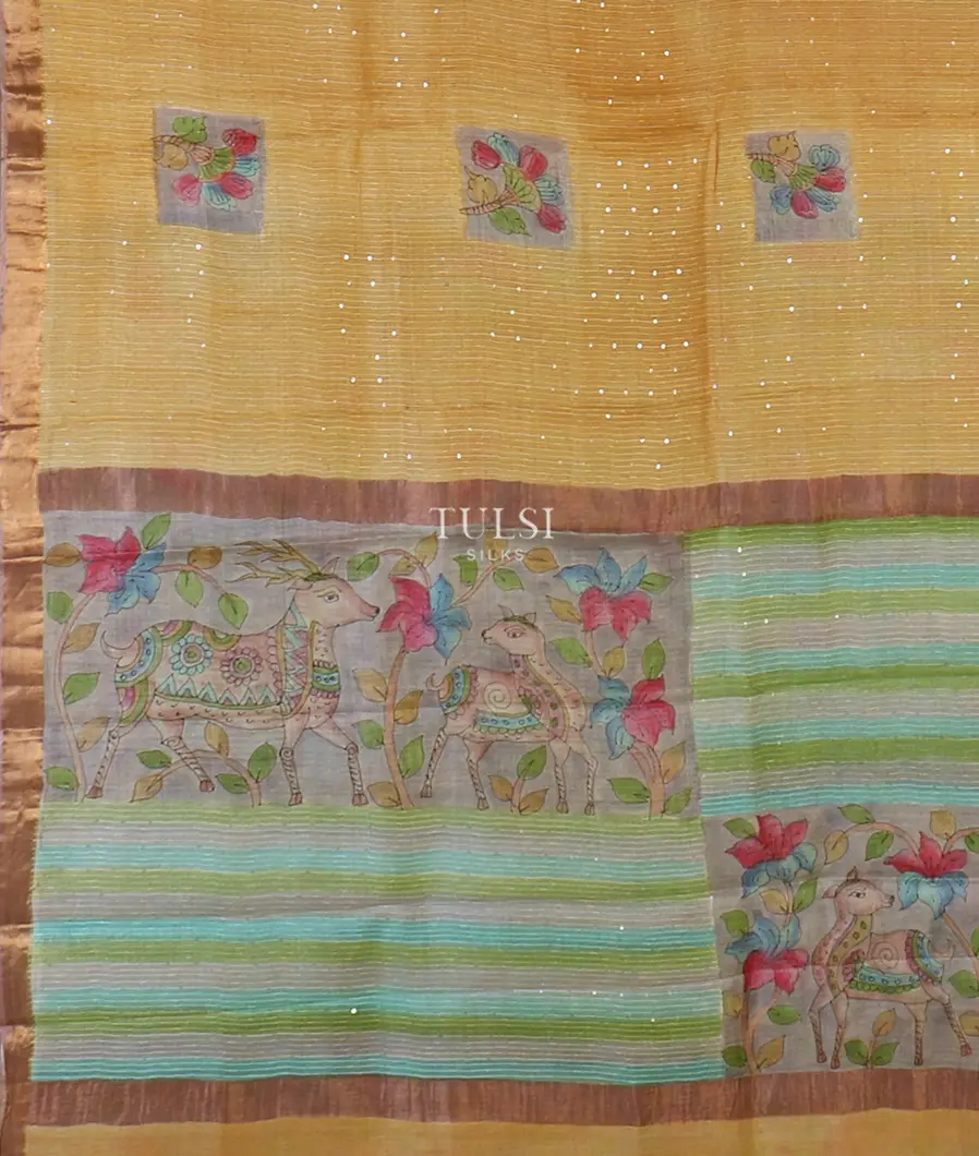 yellow-tussar-printed-saree-t630362-t630362-d