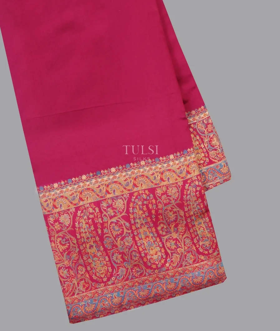 Pink Kashmir Kani Silk Saree T585389-image