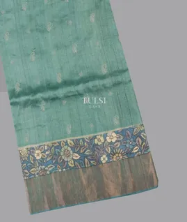 greenish-blue-tussar-embroidery-saree-t639998-t639998-a