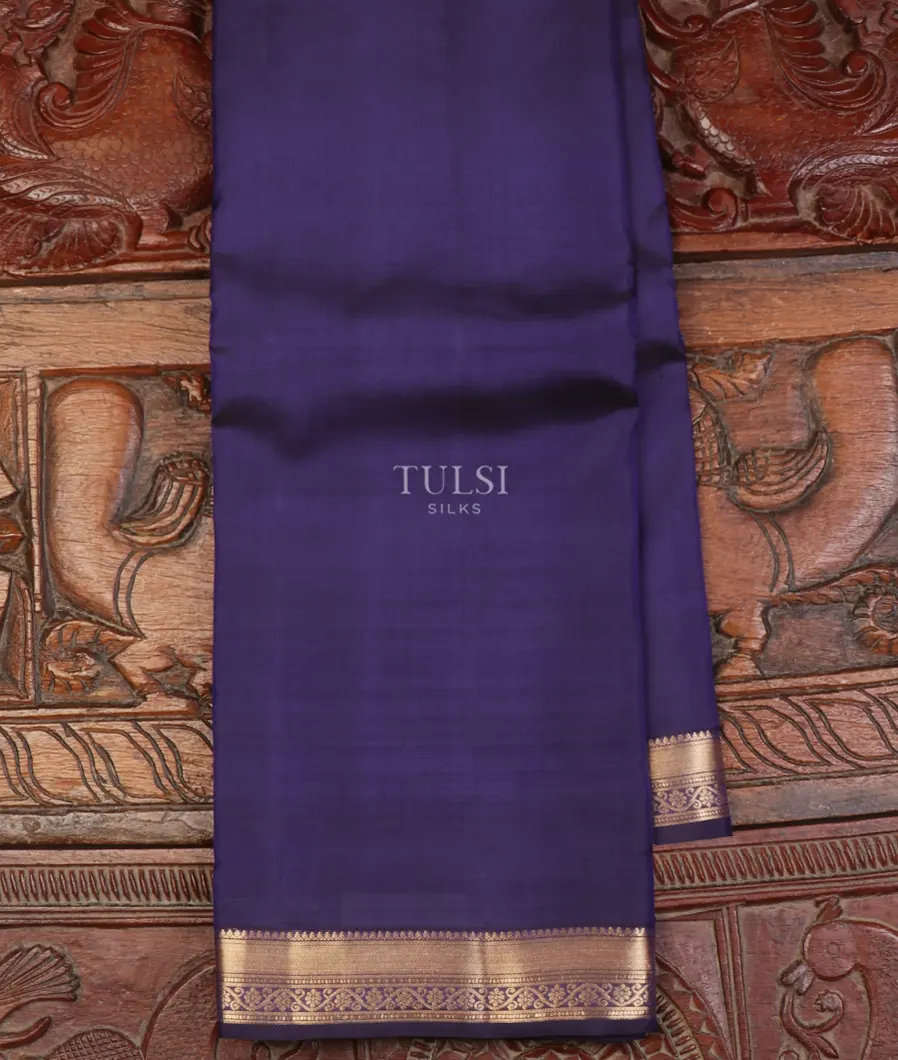 Blue Soft Silk Saree T641386-image