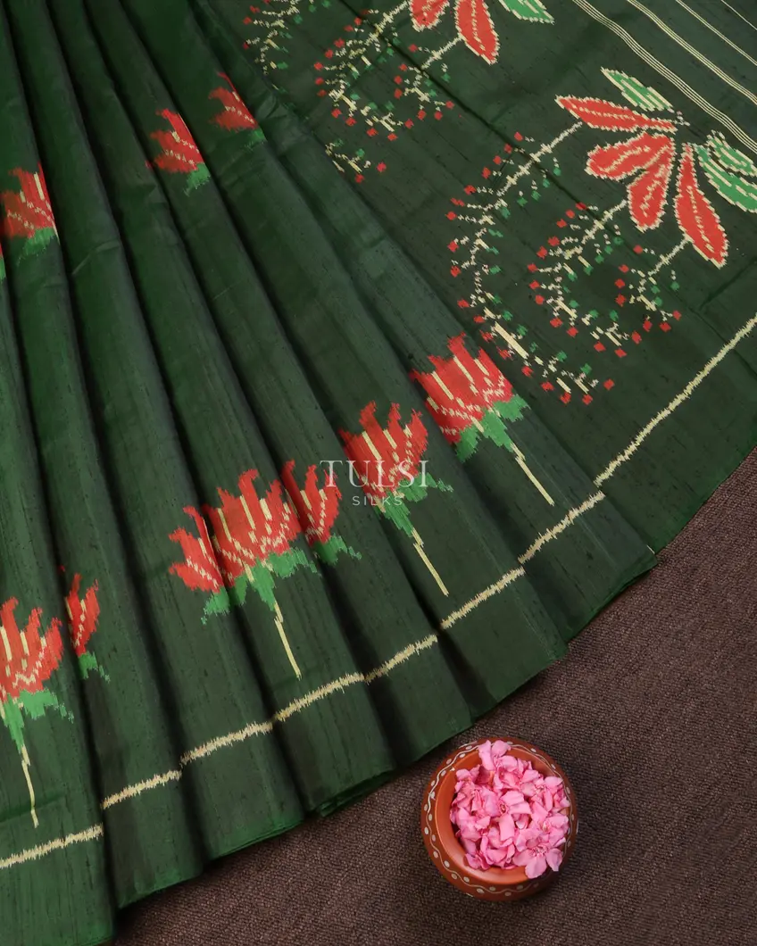 bottle-green-patola-silk-saree-t635632-t635632-b