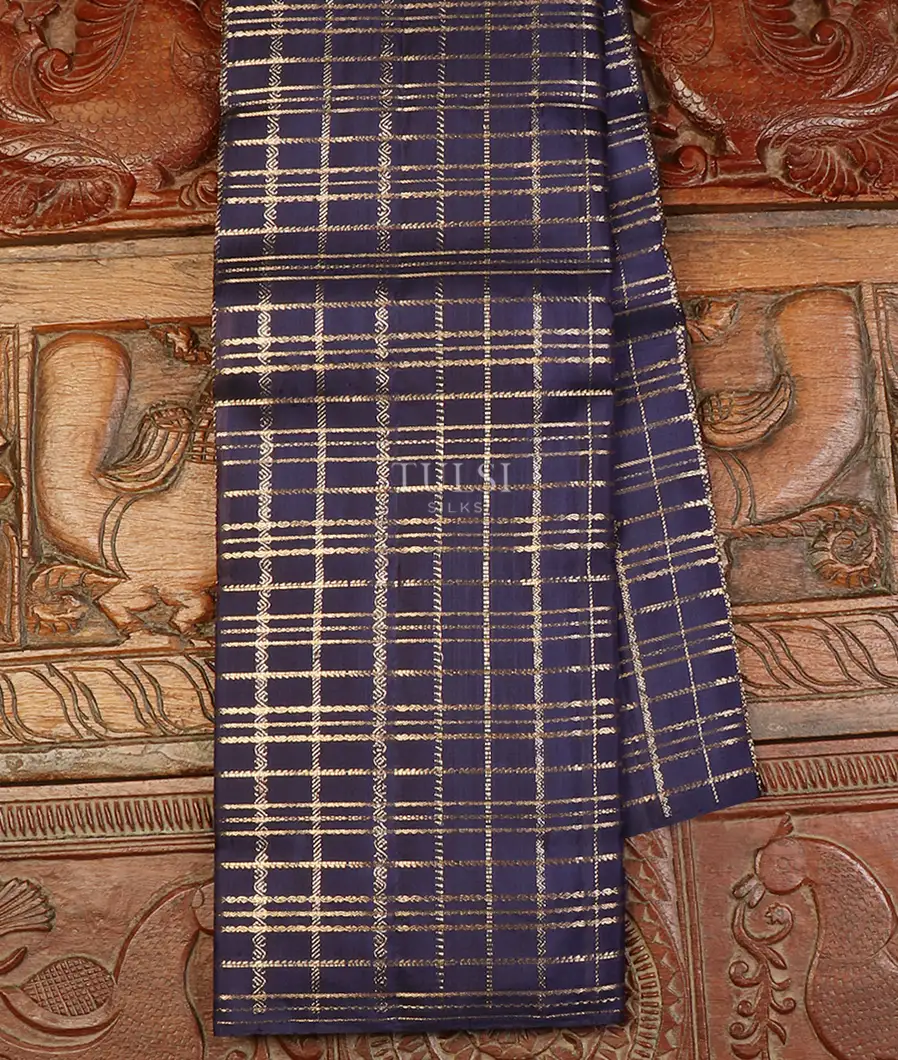 Blue Kanjivaram Silk Saree T640762-image