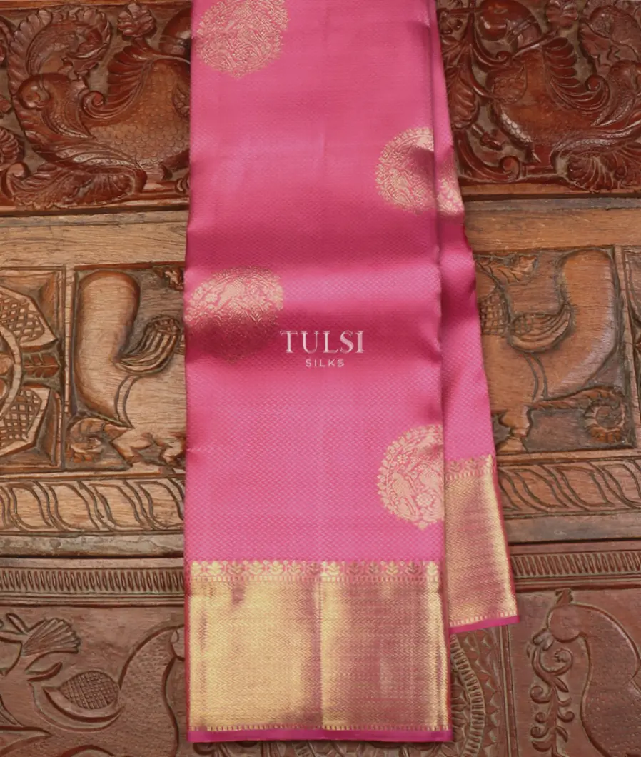 Pink Kanjivaram Silk Saree T622047-image