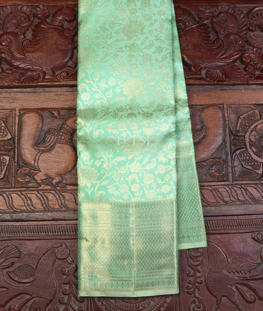 Light Blue Kanjivaram Silk Saree T638419-image